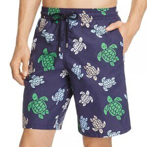 Vilebrequin Okoa Multicolored Turtle-Print Swim Trunks Men's Large
